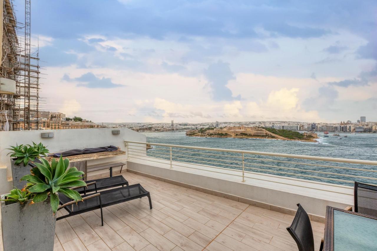 49/3 Seafront Duplex Penthouse In Valletta Valeta Exterior foto