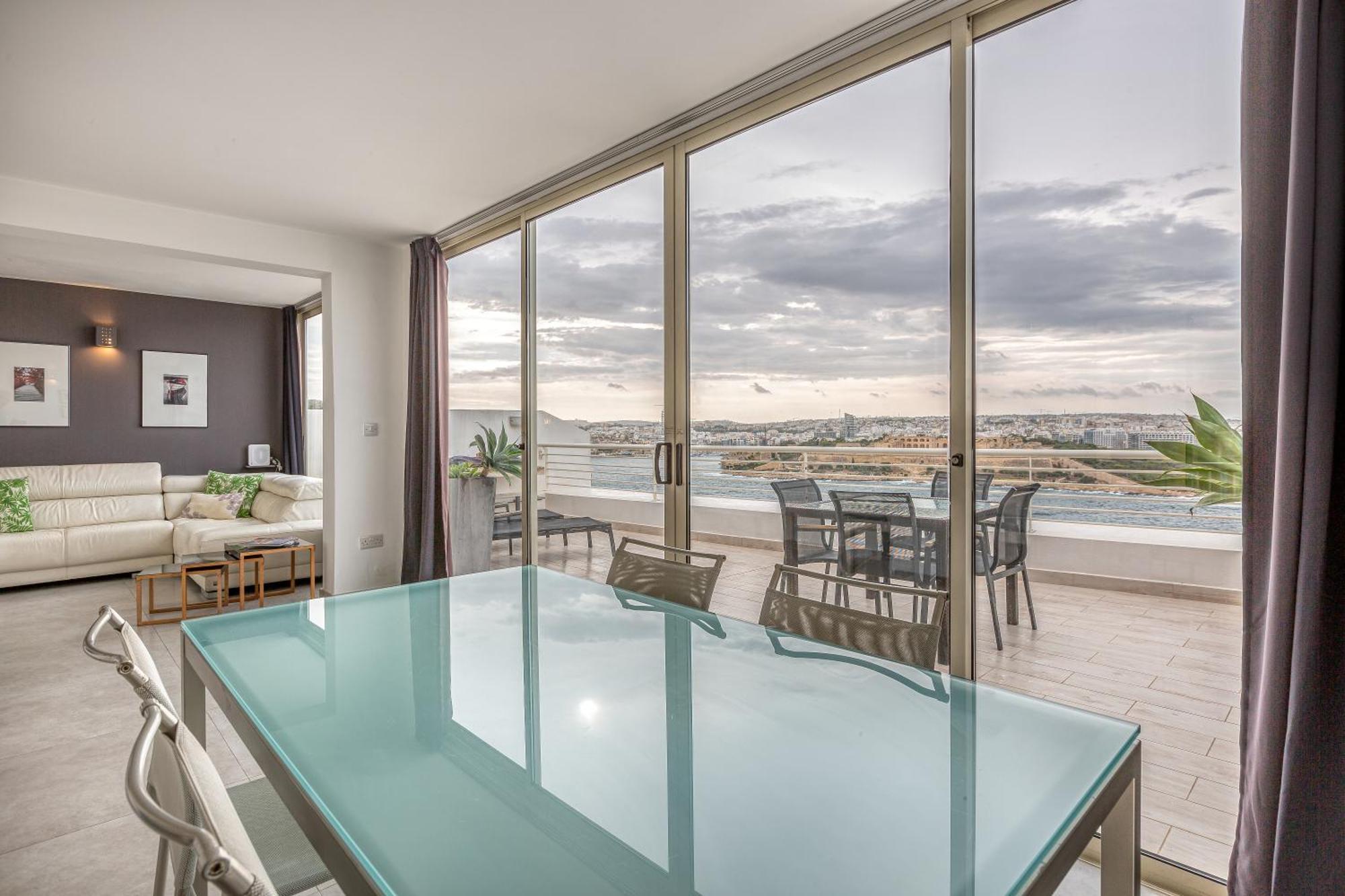 49/3 Seafront Duplex Penthouse In Valletta Valeta Exterior foto